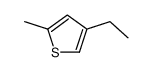 4-ethyl-2-methylthiophene结构式
