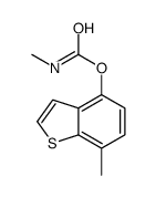 (7-methyl-1-benzothiophen-4-yl) N-methylcarbamate结构式