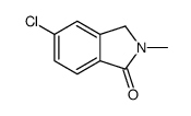 5-chloro-2-methyl-3H-isoindol-1-one结构式