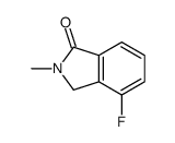4-fluoro-2-methyl-3H-isoindol-1-one结构式