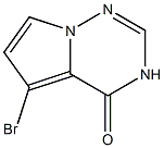 5-Bromopyrrolo[2,1-f][1,2,4]triazin-4(3H)-one Structure