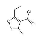 5-ethyl-3-methyl-1,2-oxazole-4-carbonyl chloride Structure