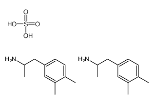 bis[alpha,3,4-trimethylphenethylammonium] sulphate结构式
