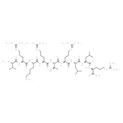 valyl-arginyl-lysyl-arginyl-threonyl-arginyl-leucyl-leucyl-arginine structure