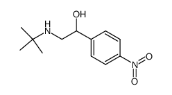 2-tert-butylamino-1-(4-nitro-phenyl)-ethanol Structure