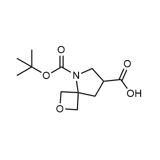 5-[(tert-Butoxy)carbonyl]-2-oxa-5-azaspiro[3.4]octane-7-carboxylic acid structure