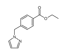 ethyl 4-(1H-pyrazol-1-ylmethyl)benzoate Structure