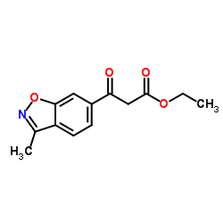 Ethyl 3-(3-methyl-1,2-benzoxazol-6-yl)-3-oxopropanoate Structure