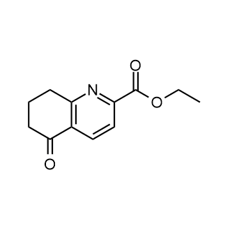 Ethyl5-oxo-5,6,7,8-tetrahydroquinoline-2-carboxylate structure