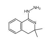 1-hydrazino-3,3-dimethyl-3,4-dihydroisoquinoline结构式