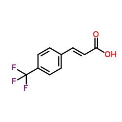 4-三氟甲基肉桂酸结构式