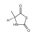 (S)-4-methyl-thiazolidine-2,5-dione结构式