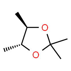 1,3-DIOXOLANE,2,2,4,5-TETRAME结构式