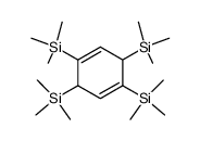 1,3,4,6-tetrakis(trimethylsilyl)cyclohexa-1,4-diene结构式