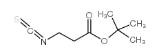 TERT-BUTYL3-ISOTHIOCYANATOPROPIONATE Structure