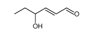 4-hydroxy-2-hexenal Structure