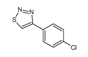 4-(4-氯苯基)-1,2,3-噻二唑结构式