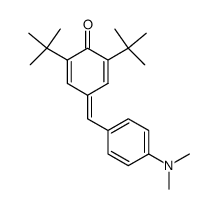 2,6-di-tert-butyl-4-(4-dimethylaminobenzylidene)-cyclohexa-2,5-dienone Structure