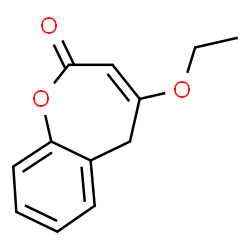 1-Benzoxepin-2(5H)-one,4-ethoxy-(9CI)结构式