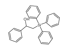 1-phenyl-2-(triphenylsilyl)ethanol结构式