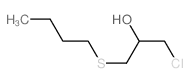 2-Propanol,1-(butylthio)-3-chloro- Structure