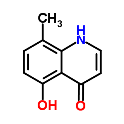8-methylquinoline-4,5-diol结构式