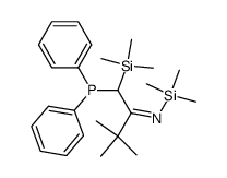 Me3SiN=C(Bu(t))CH(SiMe3)PPh2 Structure