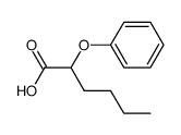 2-phenoxyhexanoic acid Structure