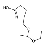 (5S)-5-(1-ethoxyethoxymethyl)pyrrolidin-2-one结构式