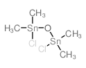 Distannoxane, 1,3-dichloro-1,1,3,3-tetramethyl- Structure