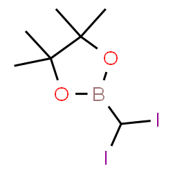 2-(二碘甲基)-4,4,5,5-四甲基-1,3,2-二氧杂环戊硼烷结构式