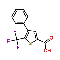 4-phenyl-5-(trifluoromethyl)-2-thiophenecarboxylic acid picture