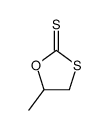 5-methyl-1,3-oxathiolane-2-thione Structure