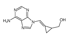 [2-[(6-aminopurin-9-yl)methylidene]cyclopropyl]methanol Structure
