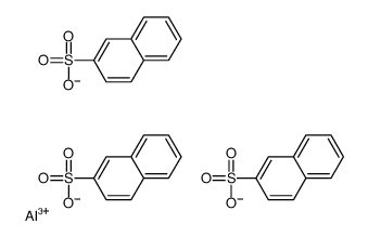 Aluminium tri(2-naphthalenesulfonate)结构式