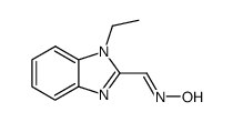 1H-Benzimidazole-2-carboxaldehyde,1-ethyl-,oxime(9CI) Structure