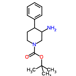 TERT-BUTYL 3-AMINO-4-PHENYLPIPERIDINE-1-CARBOXYLATE structure