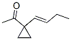 Ethanone, 1-[1-(1-butenyl)cyclopropyl]- (9CI) Structure