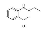 1,2,3,4-tetrahydro-2-ethyl-4-quinolinone Structure