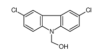 (3,6-dichlorocarbazol-9-yl)methanol结构式