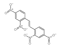 Benzene,1,1'-(1,2-ethenediyl)bis[2,4-dinitro- Structure