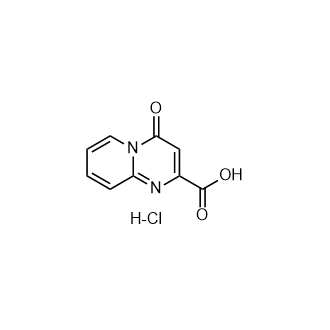 4-氧代-4H-吡啶并[1,2-A]嘧啶-2-羧酸盐酸盐结构式