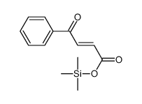 3-Benzoylacrylic acid trimethylsilyl ester structure