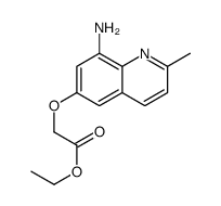 Ethyl (2-methyl-8-aminoquinolin-6-yloxy)acetate structure