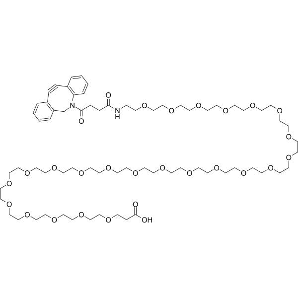DBCO-PEG24-acid结构式