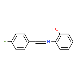 o-(p-Fluorobenzylideneamino)phenol结构式