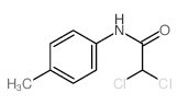 Acetamide,2,2-dichloro-N-(4-methylphenyl)-结构式