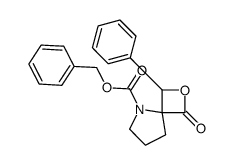 1-氧代-3-苯基-2-噁-5-氮杂螺[3.4]辛烷-5-羧酸苯基甲酯结构式