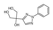 2-(2-phenyltriazol-4-yl)propane-1,2,3-triol结构式