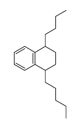 1-Butyl-4-pentyl-1,2,3,4-tetrahydronaphthalene结构式